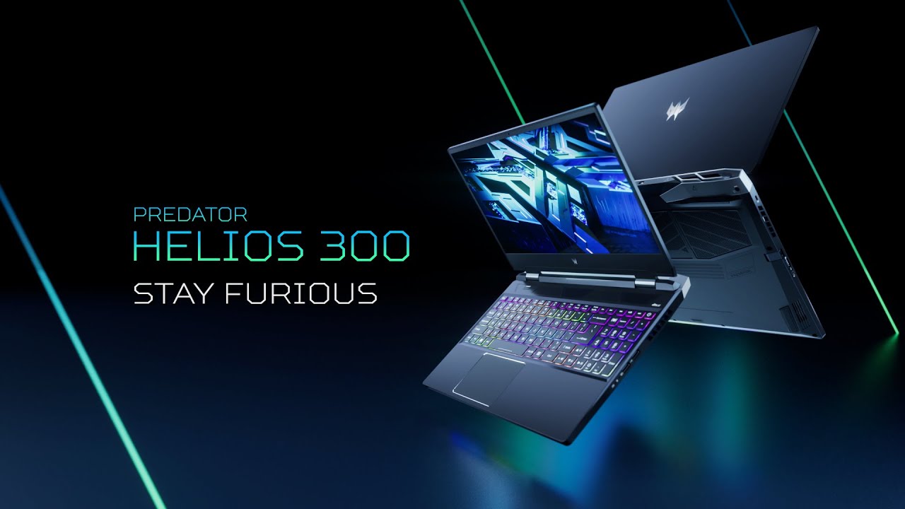 Представлен игровой ноутбук Acer Predator Helios 300 с экраном 360 Гц